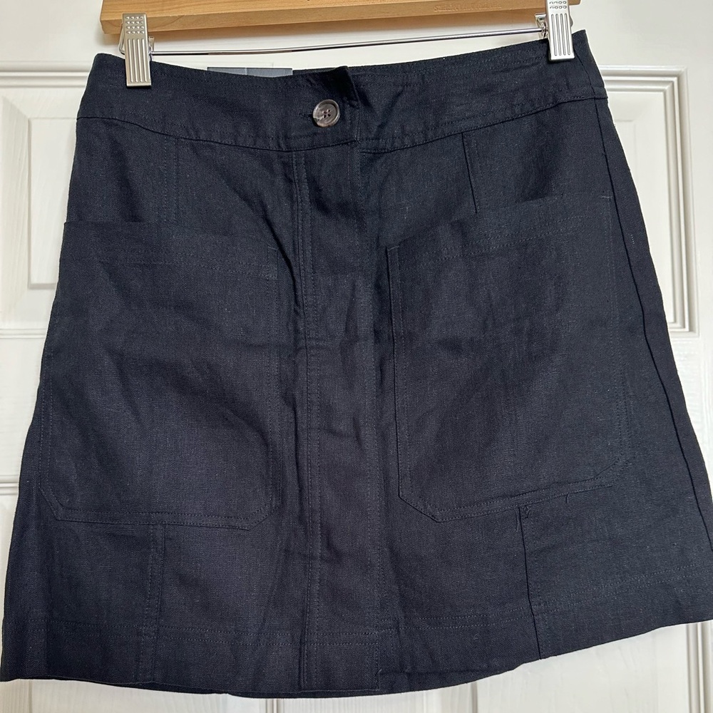 Banana Republic A-Line linen blend skirt size 6 NWT